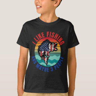 Je aime la pêche et peut-être 3 personnes T-Shirt