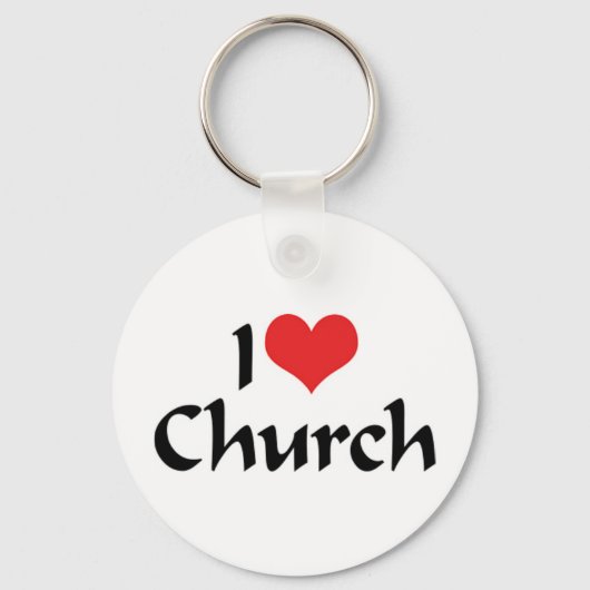 Je aime le porte-clés d'église (Recto)