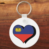 Je aime le porte-clés Liechtenstein (Recto)