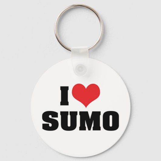 Je aime le porte-clés Sumo (Recto)