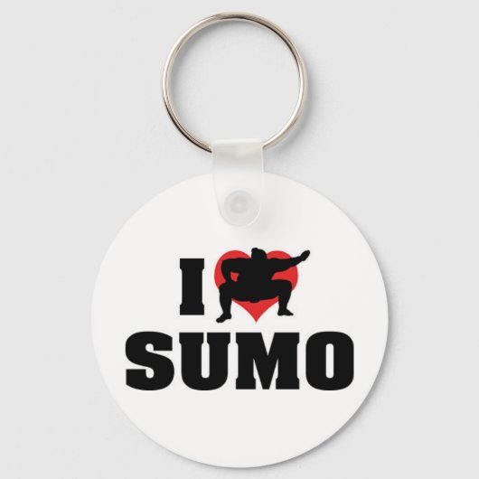 Je aime le porte-clés Sumo (Recto)