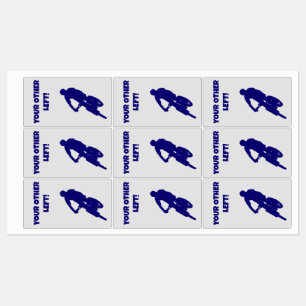 Je andere linker fietser stickers