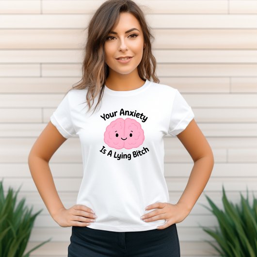 Je angst is een leugenachtig shirt