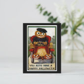 Je auto heeft een Happy Halloween Briefkaart (Staand voorkant)