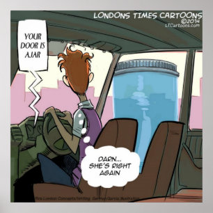 Je autodeur is een Poster van de pot.