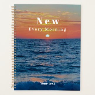 Je barmhartigheden zijn elke ochtend nieuw planner