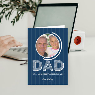 Je bedoelt de World Fathers Day Photo Card Kaart