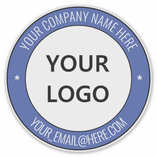 Je bedrijfsnaam E-mailpromotiesticker Sticker (Voorkant)
