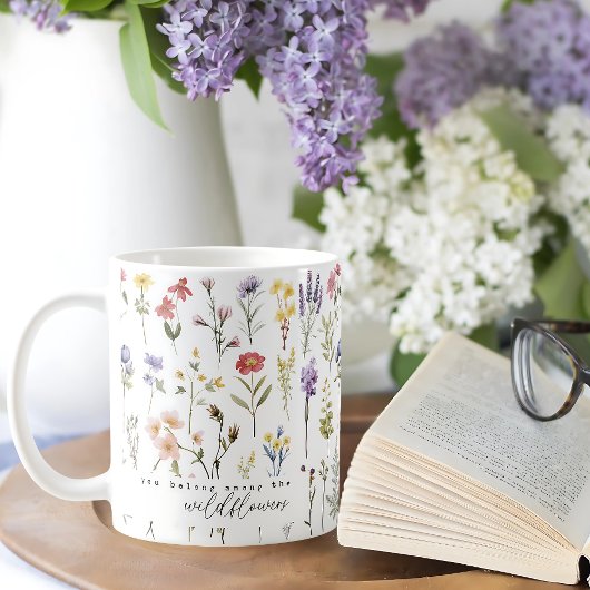 Je behoort tot de wilde bloemen koffiemok