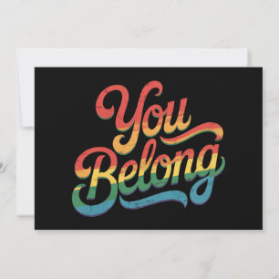 Je behoort tot lesbische homo LGBTQ Pride Ally Rai Kaart