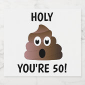 JE BENT 50 BIER ETIKET (Enkel label)