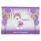 Je bent aan het lachen - Paars Groot Cadeauzakje (Achterkant)