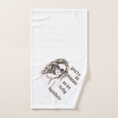 Je bent aangenaam bad handdoek (Handdoek)