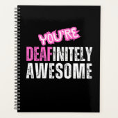 Je bent absoluut Geweldige - doof bewustzijn Planner (Voorkant)