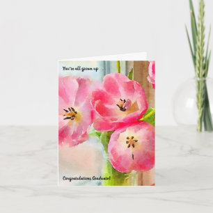 Je bent allemaal volwassen Afstuderen Kaart