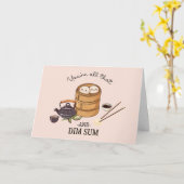 Je bent alles & DIM SUM Kaart (Gele Bloem)