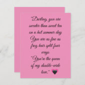 Je bent alles feestdagenkaart (Voorkant / Achterkant)