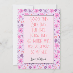 Je bent altijd mijn Valentijn Feestdagenkaart