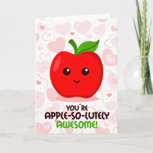 Je bent appel-zaam fantastisch, Valentijnsdag  Kaart
