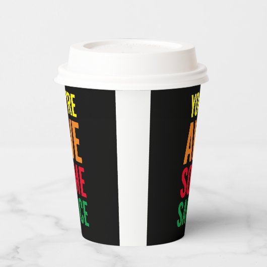 Je bent Awesomesaus! Wereld Compliment Day Papieren Bekers (Links)