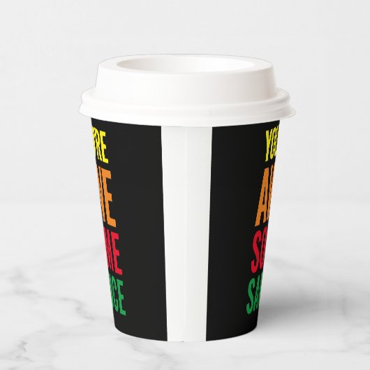 Je bent Awesomesaus! Wereld Compliment Day Papieren Bekers (Rechts)