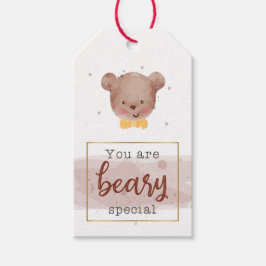 Je bent Beary Special Waterverf Gift Label Cadeaulabel