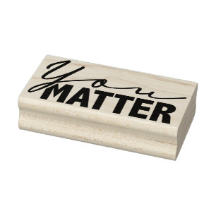 Je Bent Belangrijk 5 Rubberstempel