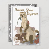 Je bent belangrijk briefkaart (Voorkant / Achterkant)