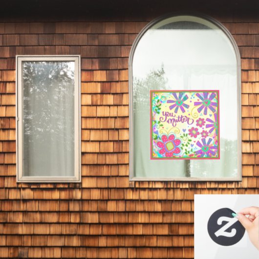 Je Bent Belangrijk “Inspirivity” Raamsticker (Huis Raam)