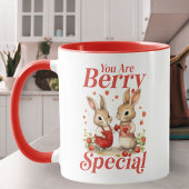 Je bent Berry Special Bunnies and Hearts Mok