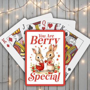 Je bent Berry speciale Schattigee konijnen Pokerkaarten