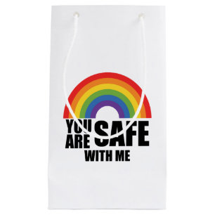 Je Bent Bij Mij In Veilige Handen LGBTQ Regenboog  Klein Cadeauzakje