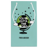 Je bent buiten deze Valentijnsdag Gift Bag Klein Cadeauzakje (Achterkant)