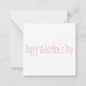 Je bent dapper Valentijn Notitiekaartje (Achterkant)