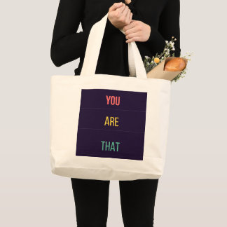 Je bent dat — 90s maximalistische boodschappentas grote tote bag