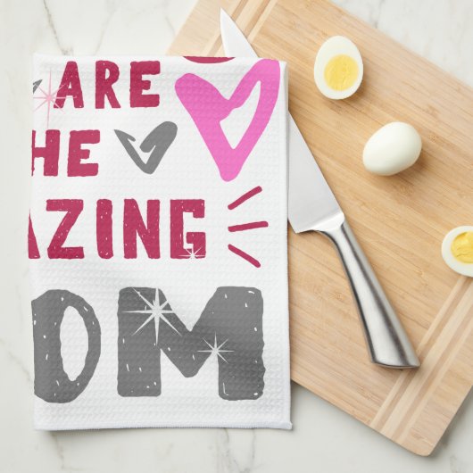 JE BENT DE AMAZING MOM THEEDOEK (Quarter Fold)