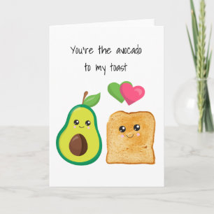 Je bent de Avocado van mijn toast Love Jubileum Kaart