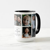 Je bent de beste 7-fotocollage. mok (Voorkant rechts)