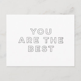 Je bent de beste briefkaart