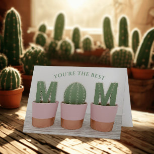 Je bent de beste Cactus mam-kaart Kaart