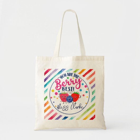 Je bent de beste kleerleraar voor de bessen tote bag (Voorkant)