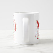 Je bent de beste leraar extra grote beker (Achterkant)