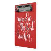 Je bent de beste leraar mini klembord (Angled2)