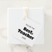 Je bent de beste leraar ooit, Teacher Gift Bedankjes Labels (In situ)