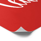 Je bent de beste leraar poster (Hoek)