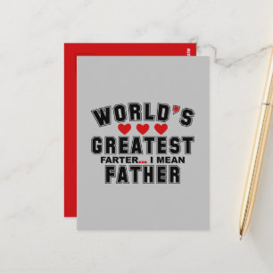 Je bent de BESTE Vader Gelukkige Vaders Dag 2024 Briefkaart