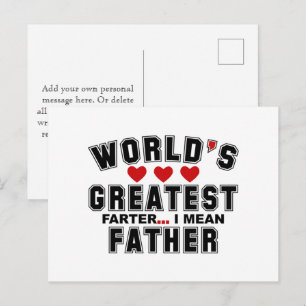 Je bent de BESTE Vader Gelukkige Vaders Dag 2024 Briefkaart