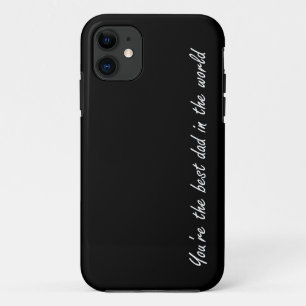 Je bent de beste vader ter wereld - zwart - iPhone 11 hoesje