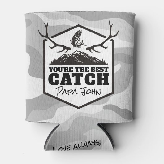 Je bent de beste vangst gepersonaliseerde gift blikjeskoeler (Voorkant)