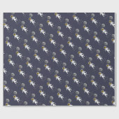 "Je bent de beste wereld", de 'Space otter gift'-o Cadeaupapier (Vlak)